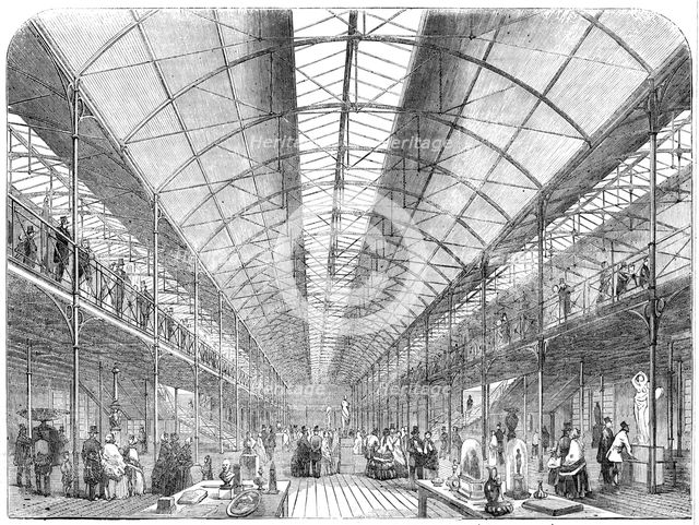 Museum of Science and Art, in Course of Construction, on the Kensington-Gore Estate, 1856.  Creator: Unknown.