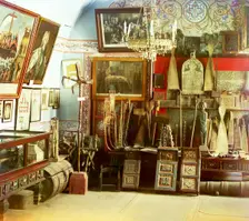 Museum. Iona's room, Rostov Velikii, 1911. Creator: Sergey Mikhaylovich Prokudin-Gorsky