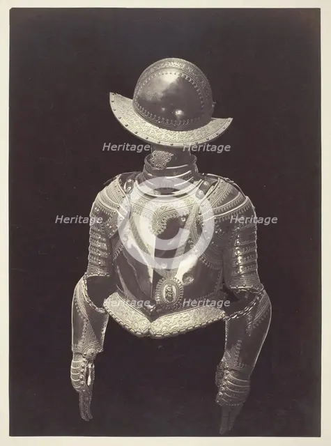 Musket-Proof Half Armor of King Philip III (Media Armadura a Prueba de Mosquete...), c. 1868. Creator: Juan Laurent.