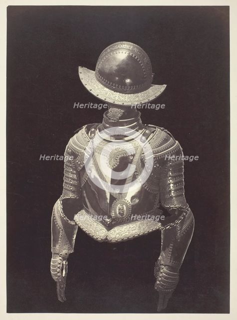 Musket-Proof Half Armor of King Philip III (Media Armadura a Prueba de Mosquete...), c. 1868. Creator: Juan Laurent.