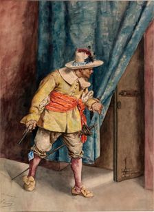 Musketeer on Guard, n.d. Creator: A. Arrunategin