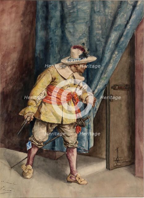 Musketeer on Guard, n.d. Creator: A. Arrunategin.