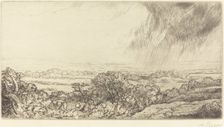 Mushroom Gatherers (Les ramasseurs de champignons). Creator: Alphonse Legros