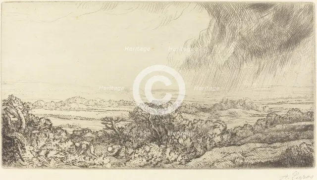 Mushroom Gatherers (Les ramasseurs de champignons). Creator: Alphonse Legros.