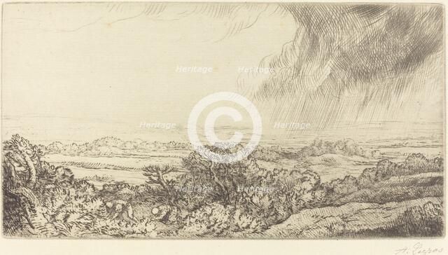 Mushroom Gatherers (Les ramasseurs de champignons). Creator: Alphonse Legros.