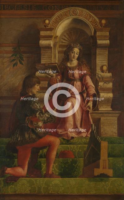 Music, 1470s. Artist: Justus van Gent (Joos van Wassenhove) (ca 1410-ca 1480)