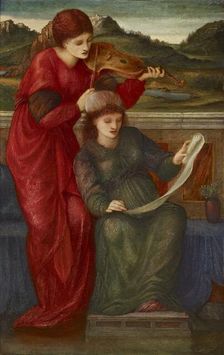 Music, 1877. Artist: Sir Edward Coley Burne-Jones