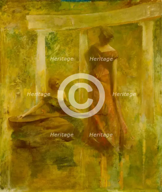 Music, ca. 1895. Creator: Thomas W Dewing.