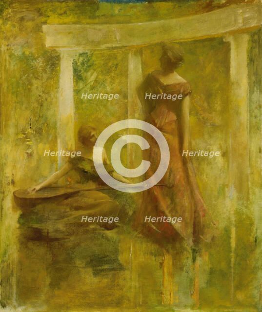 Music, ca. 1895. Creator: Thomas W Dewing.