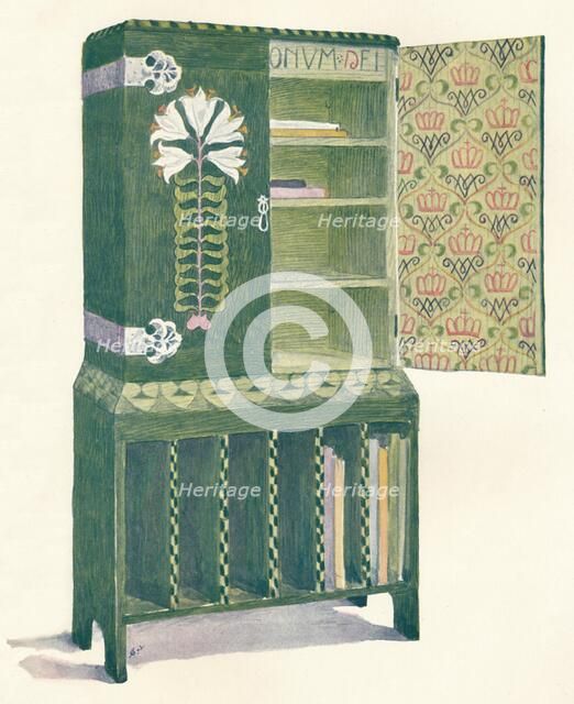 'Music Cabinet. From a sketch by M. H. Baillie Scott', 19th century. Artist: Mackay Hugh Baillie Scott.