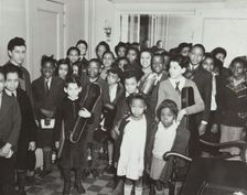 Music class students, 1938. Creator: Aubrey Pollard