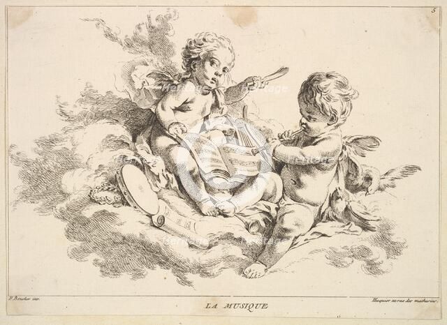 Music. Creator: Louis Felix de la Rue.