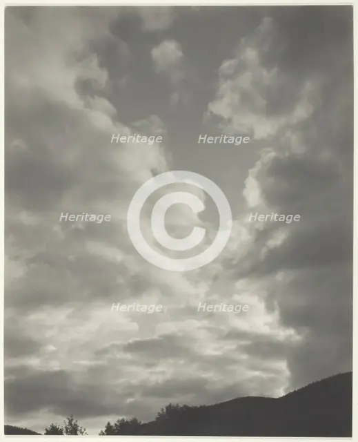 Music - A Sequence of Ten Cloud Photographs, No. II, 1922. Creator: Alfred Stieglitz.