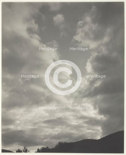 Music - A Sequence of Ten Cloud Photographs, No. II, 1922. Creator: Alfred Stieglitz.