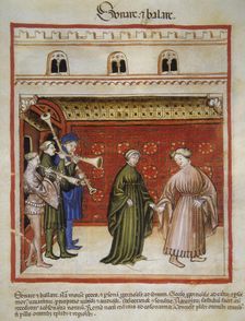 Music and dance, 14th century. Creator: Unknown