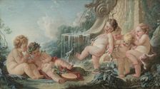 Music and Dance and Cupids in Conspiracy , 1740s. Creator: François Boucher (French, 1703-1770)