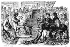 Music at Home 1885 (1891). Artist: George du Maurier
