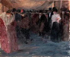 Music Hall 1890s. Artist: Jean Louis Forain