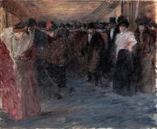 Music Hall 1890s. Artist: Jean Louis Forain