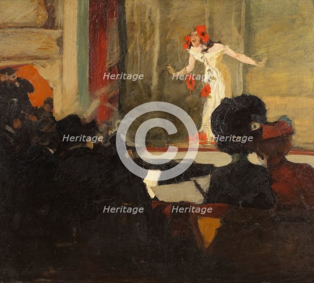 Music-Hall Scene. Creator: Gosta von Hennigs.