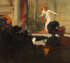 Music-Hall Scene. Creator: Gosta von Hennigs