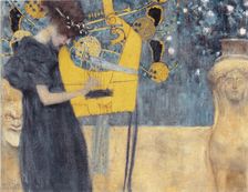Music I, 1895. Creator: Klimt, Gustav (1862-1918)