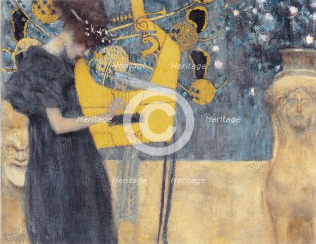 Music I, 1895. Creator: Klimt, Gustav (1862-1918).