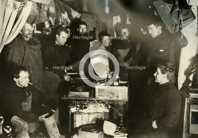 'Music in the Hut', c1908, (1909).  Artist: Unknown.