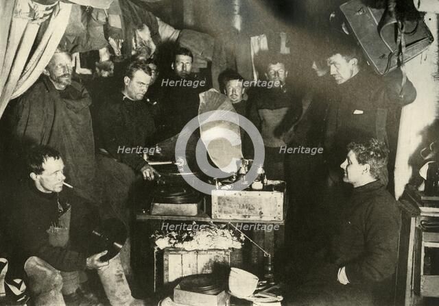 'Music in the Hut', c1908, (1909).  Artist: Unknown.