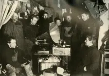 Music in the Hut c1908, (1909)