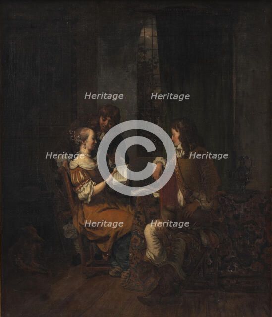 Music Lesson, 1655. Creator: Gerbrand van den Eeckhout.