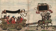 Music Lutes and Rybebas (The Triumphal Procession of the Emperor Maximilian I), 1517-1518. Creator: Burgkmair, Hans, the Elder (1473-1531)