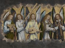 Music-making Angels, 1483-1494. Creator: Hans Memling