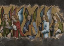 Music-making Angels, 1483-1494. Creator: Hans Memling
