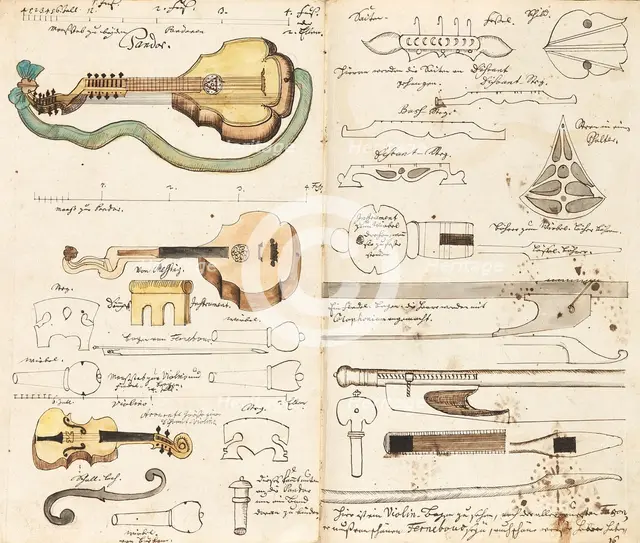 Music manuscript "From Miners Music", ca 1760. Creator: Anonymous.