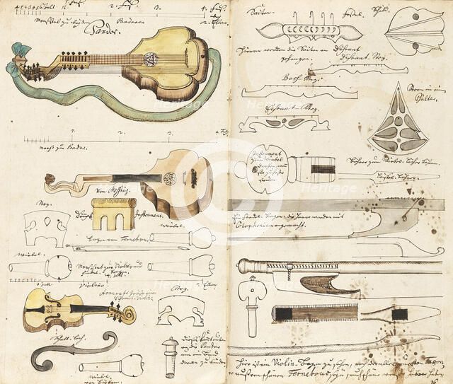 Music manuscript "From Miners Music", ca 1760. Creator: Anonymous.