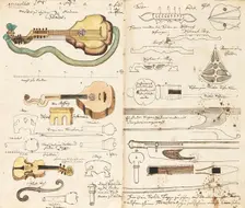 Music manuscript "From Miners Music", ca 1760. Creator: Anonymous