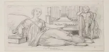 Music, mid-19th century. Creator: Eugene Deveria