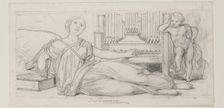 Music, mid-19th century. Creator: Eugene Deveria