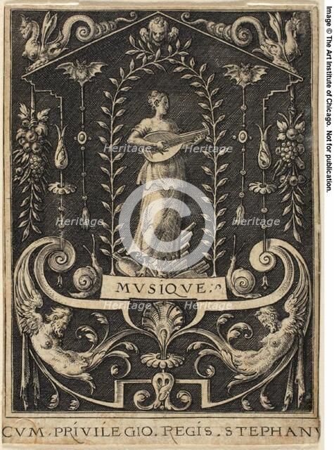 Music, n.d. Creator: Etienne Delaune.