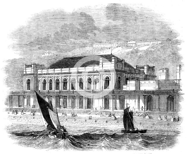 Music Saloon recently erected at Scarborough, 1858. Creator: Unknown.