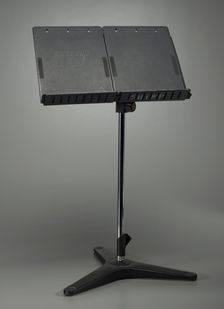 Music stand used by Ginger Smock, late 20th century. Creator: Belmonte