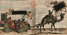 Music sweet melody (The Triumphal Procession of the Emperor Maximilian I), 1517-1518. Creator: Burgkmair, Hans, the Elder (1473-1531)