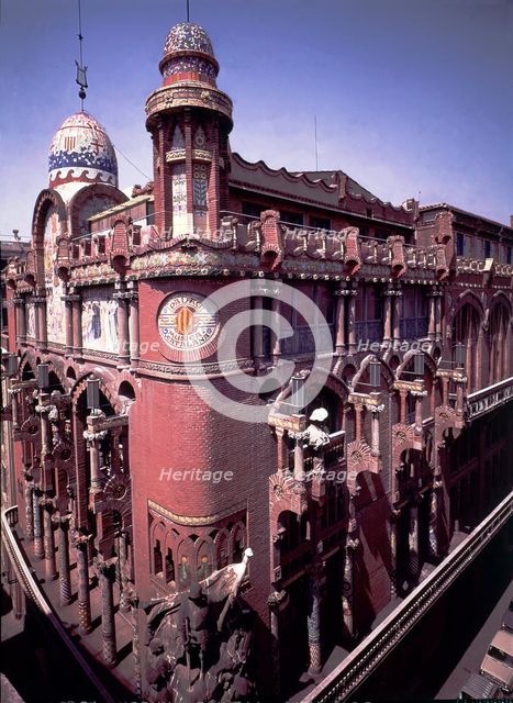 Music Palace, designed by architect Lluis Domenech i Montaner (1850 - 1924).