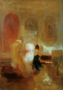 Music Party, East Cowes Castle c1835. Artist: JMW Turner