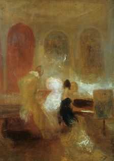 Music Party, East Cowes Castle c1835. Artist: JMW Turner