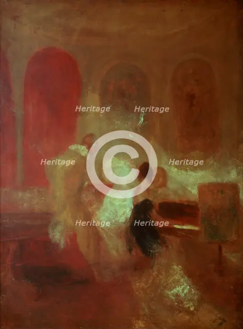 'Music Party, East Cowes Castle', Isle of Wight, 1835. Artist: JMW Turner