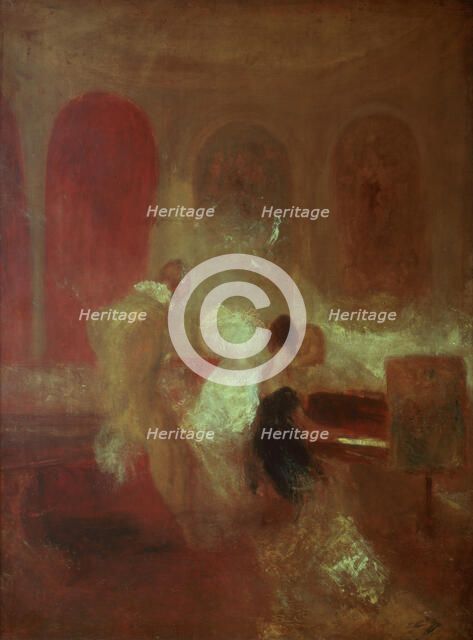 'Music Party, East Cowes Castle', Isle of Wight, 1835. Artist: JMW Turner