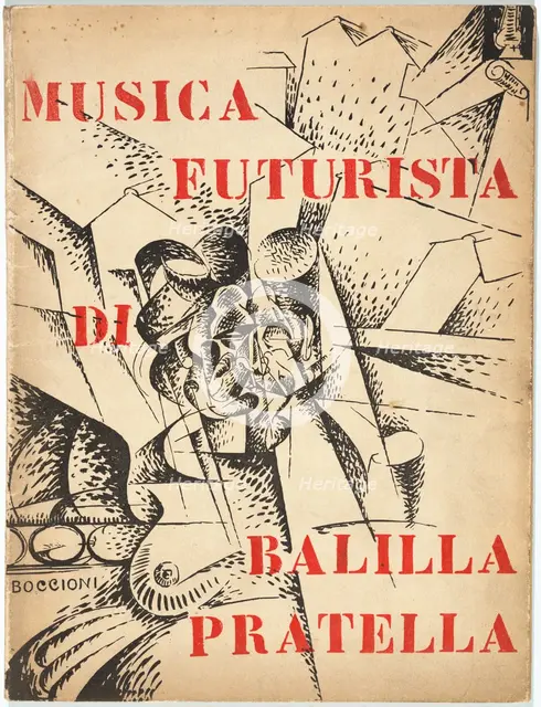 Musica Futurista per Orchestra, 1912. Creators: Umberto Boccioni, Francesco Balilla Pratella.