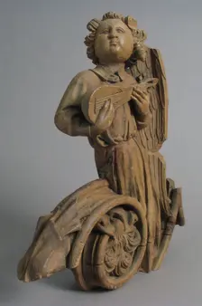 Musical Angel, French, ca. 1450-1500. Creator: Unknown